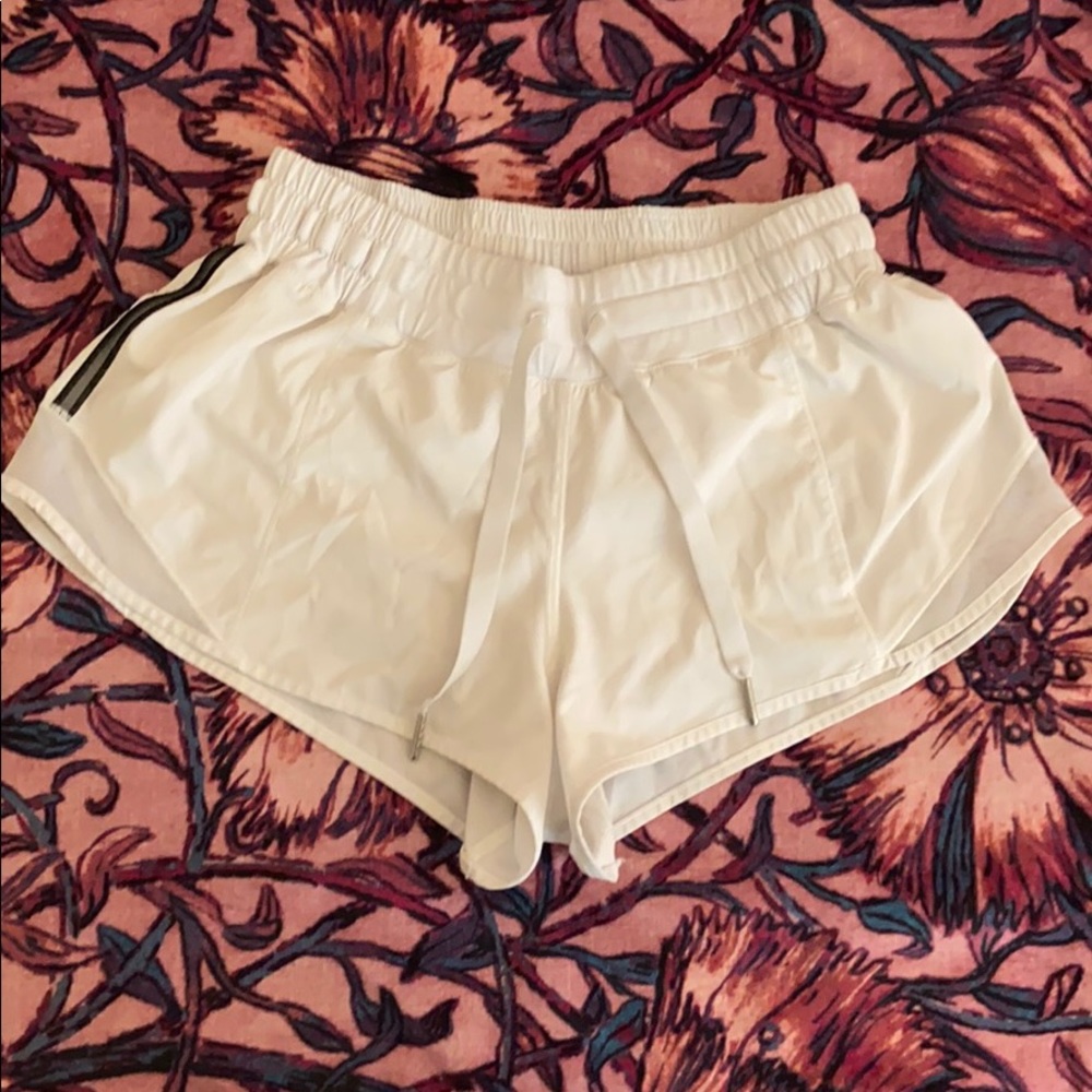 White Lululemon Shorts